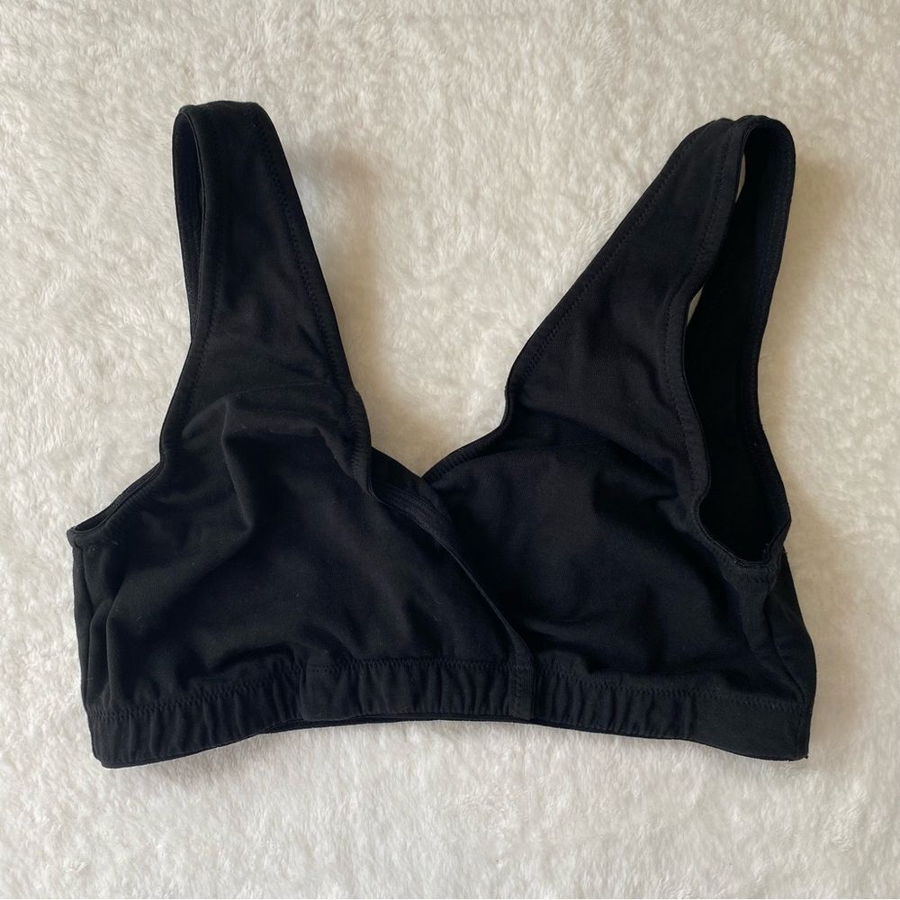 Motherhood Maternity Nursing Bra Sleep Bra Pull down Black Size‎ Small